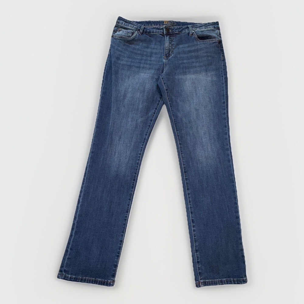 Kut from the Kloth Womens Size 14 Boyfriend Mid Rise Jeans Dark Wash 36x31‎